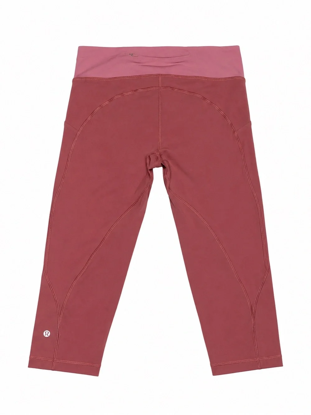 Lululemon Dusty Rose Cropped Leggings Pants Size 6